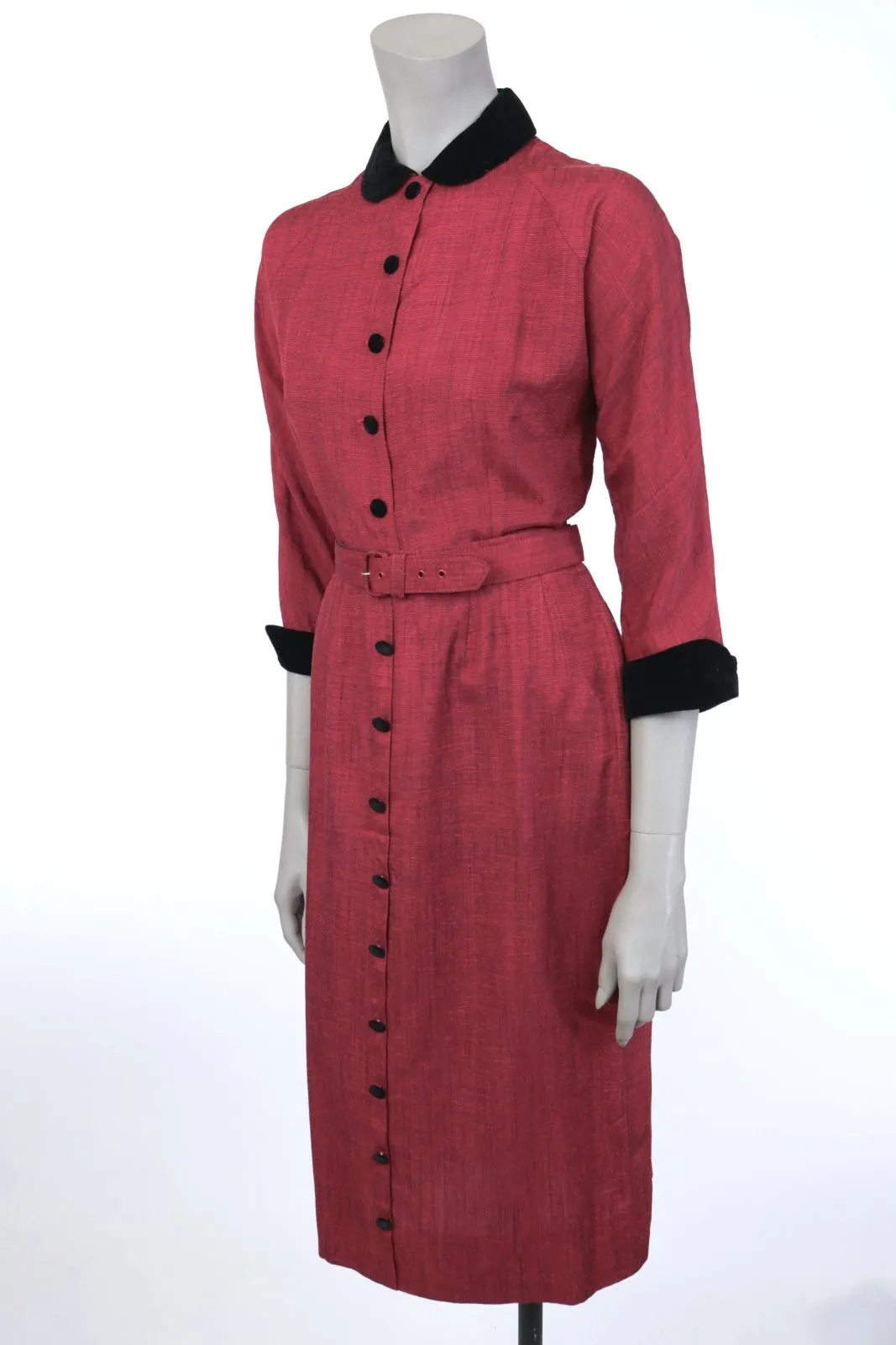 1950s Peter Pan Blouse and Pencil Skirt Set