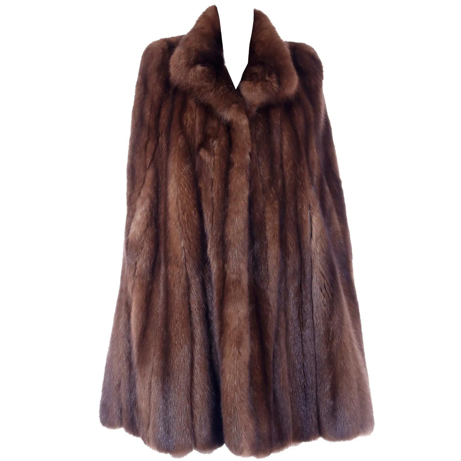 1960s Maximilian Vintage Sable Mink Fur Cape