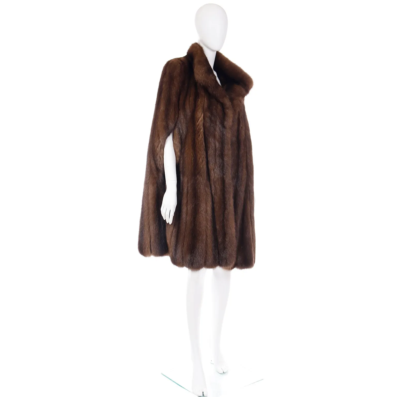 1960s Maximilian Vintage Sable Mink Fur Cape