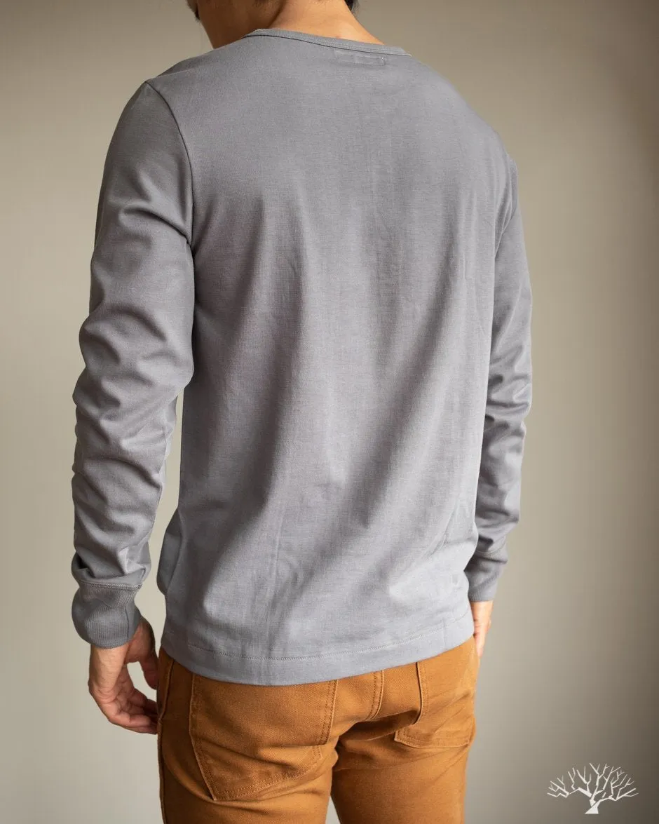 206 Long Sleeve Henley - Storm