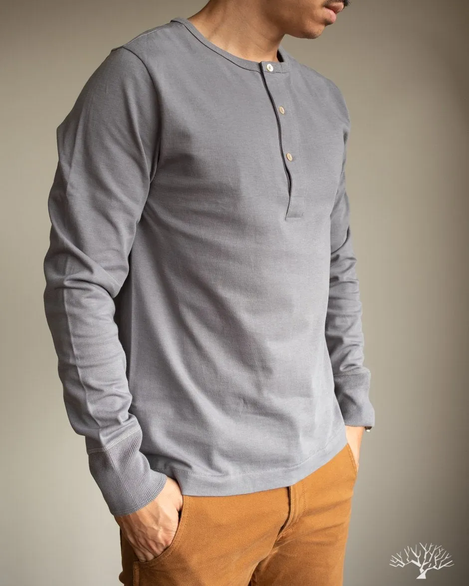 206 Long Sleeve Henley - Storm