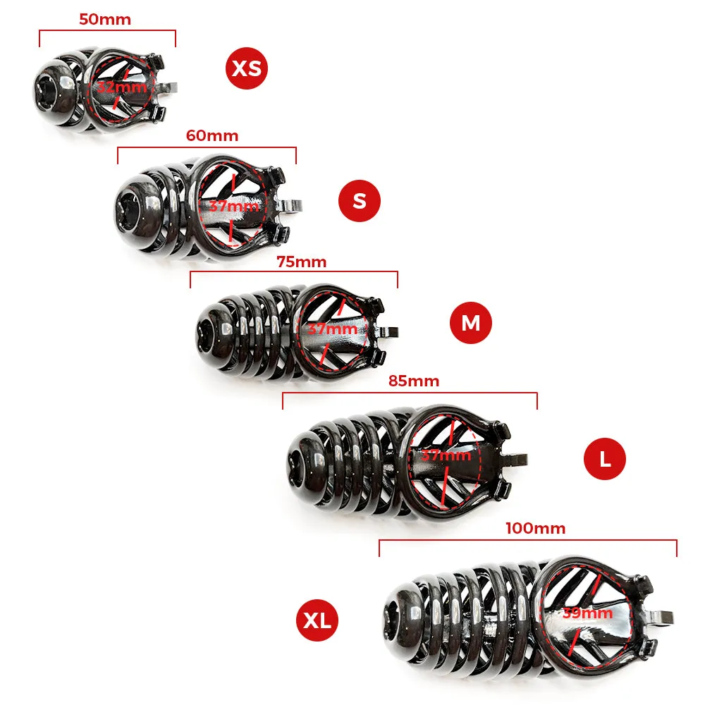 3 Color BDSM Mamba Y Chastity Devices Cage