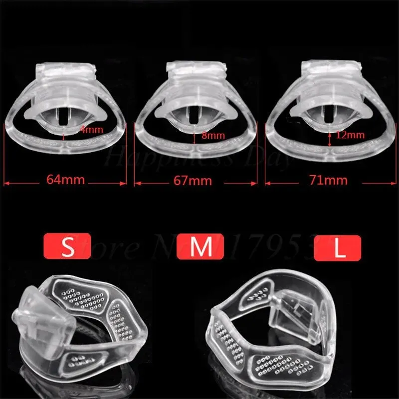 3D Male Chastity Device 5 plastic locks Penis Rings