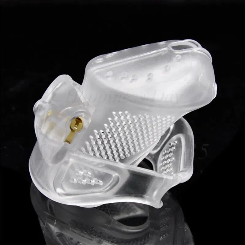 3D Male Chastity Device 5 plastic locks Penis Rings