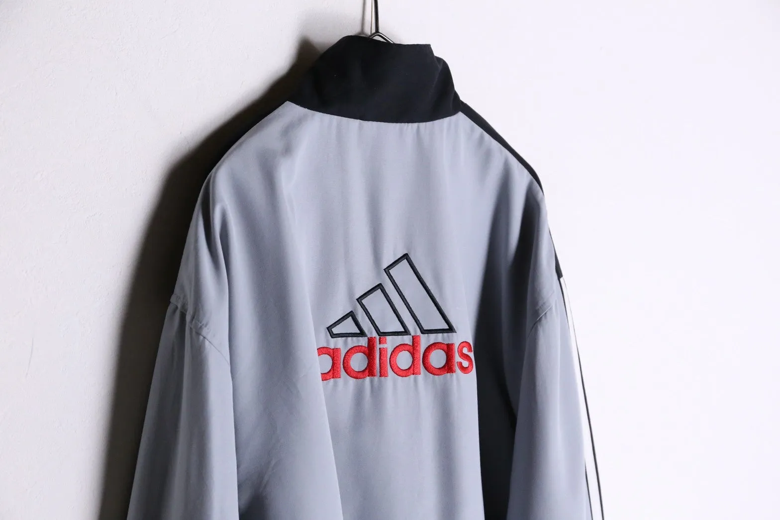 90’s“adidas”gray×black track jacket