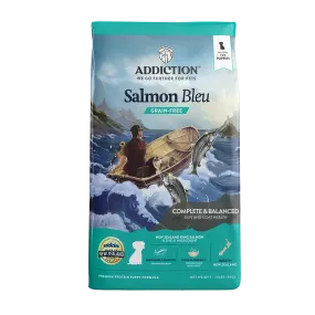 Addiction Dog Puppy Salmon Bleu Formula 20lb