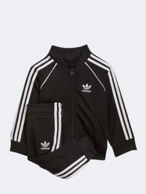 Adidas  Baby-Boys Original Suit Black/White