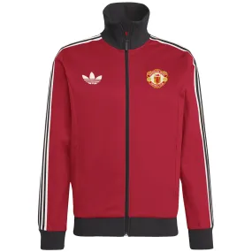 adidas Manchester United OG Beckenbauer Track Top Jacket 24/25 (Red/Black)