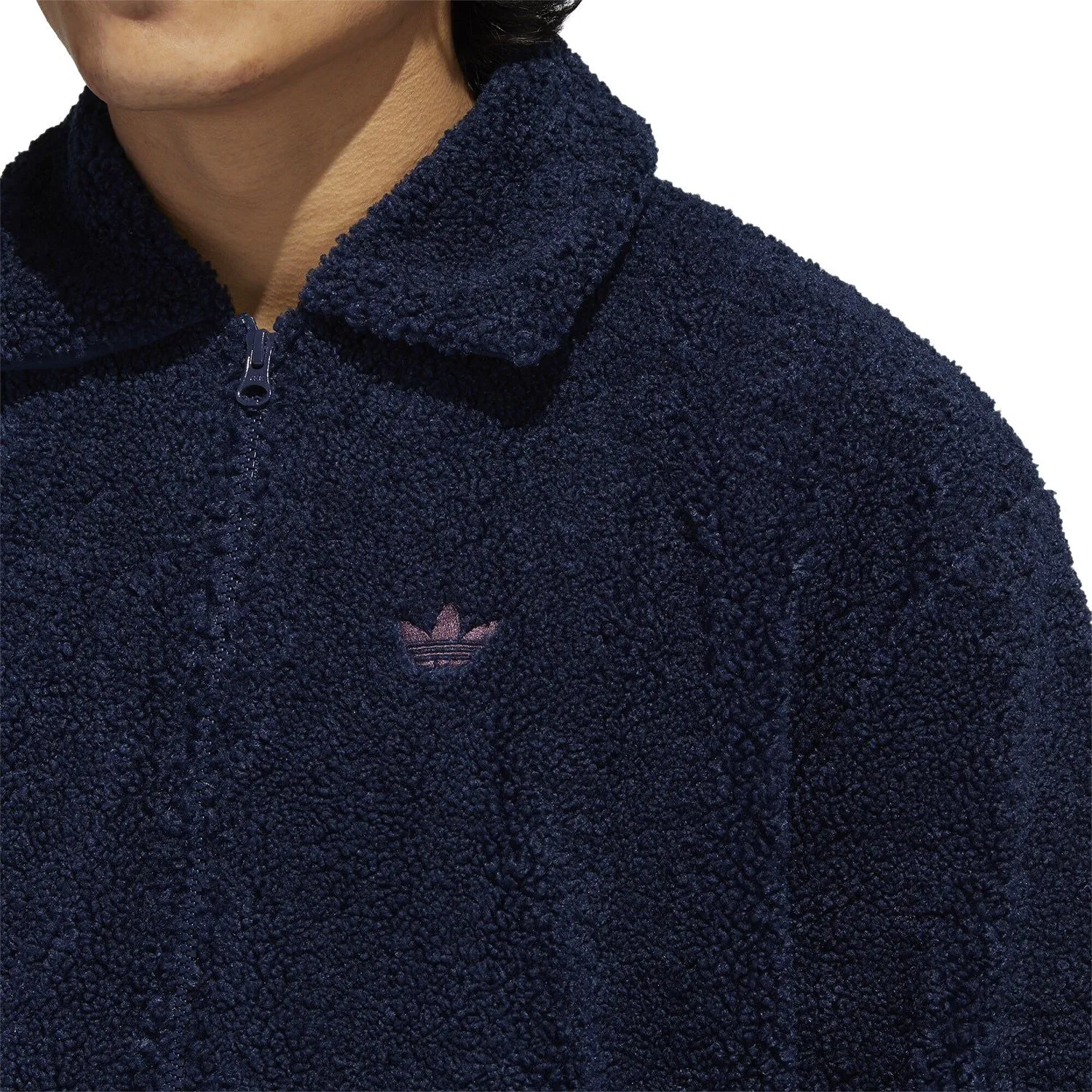 adidas Originals Teddy Bear Fleece Jacket - Navy