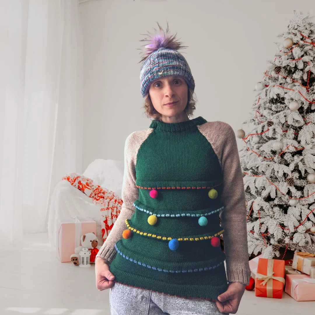 Adults Merino Wool Winter 'Garland' Jumper (PRE-ORDER)