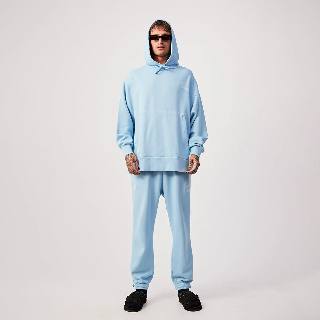 AFENDS Unisex Conditional - Unisex Oversized Hoodie - Sky Blue