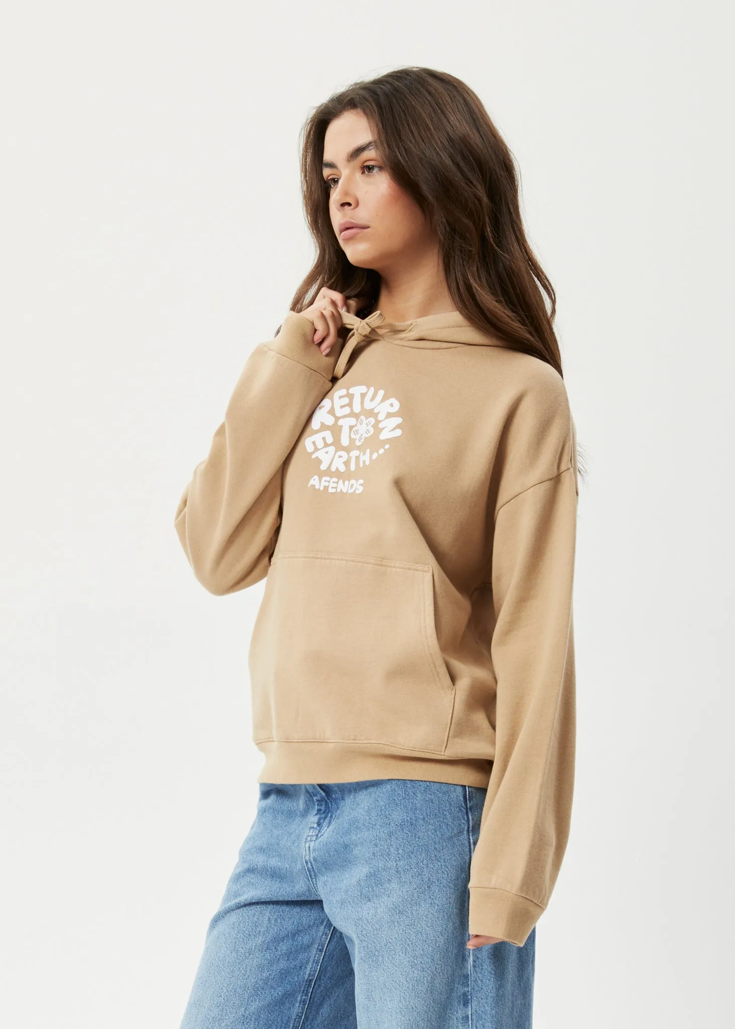 AFENDS Womens Taylor - Hoodie - Tan