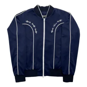 Amiri Western Logo Track Jacket Navy Pre-Owned