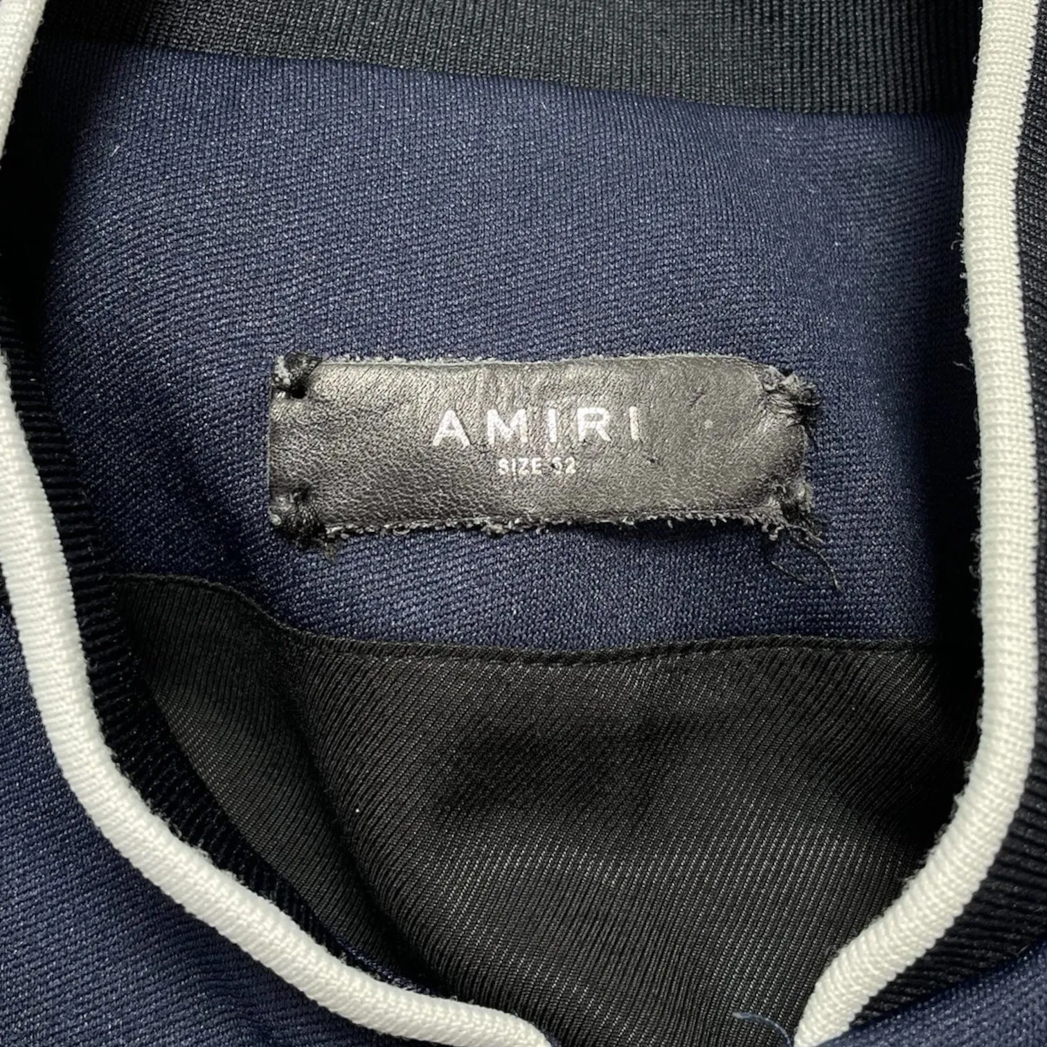 Amiri Western Logo Track Jacket Navy Pre-Owned