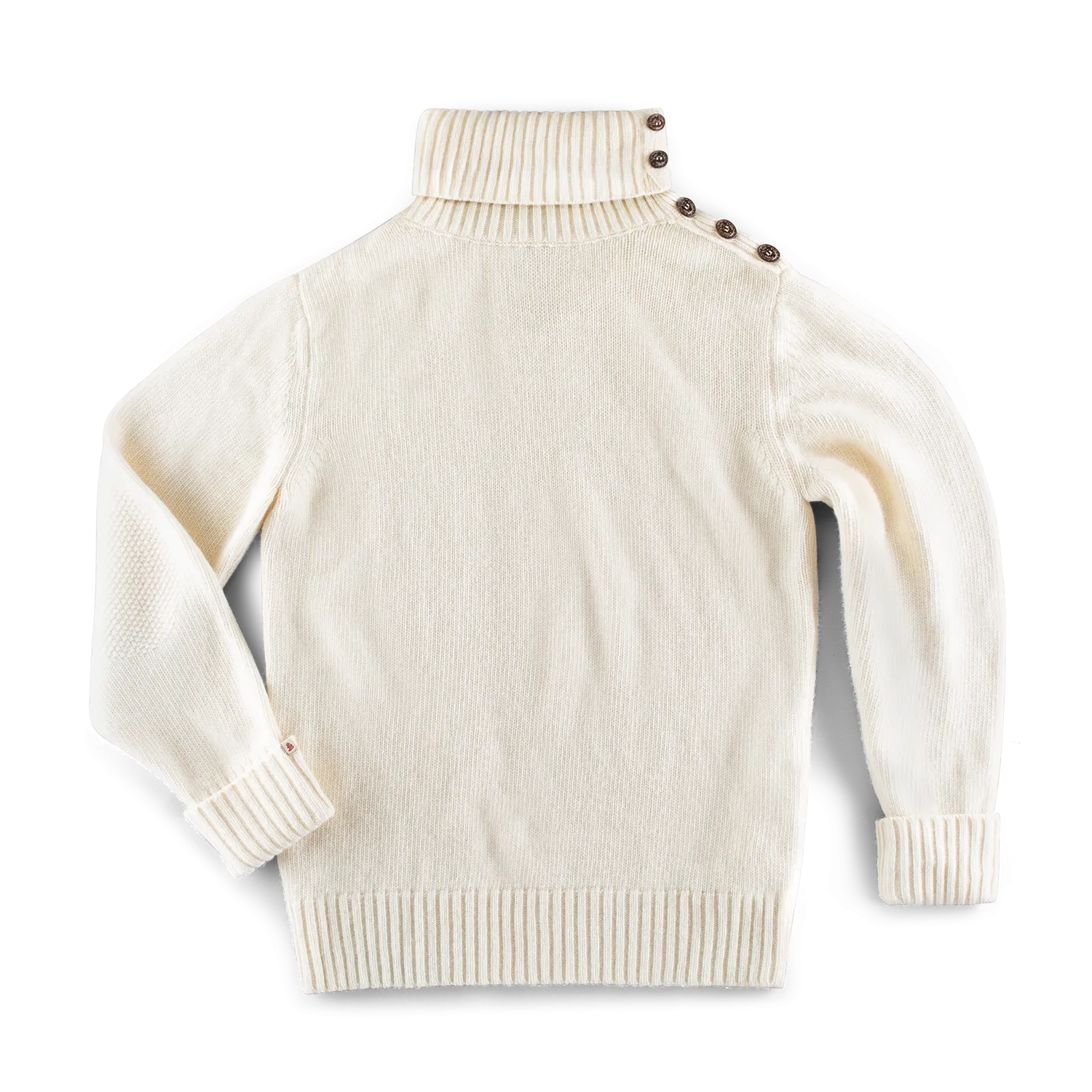 &SONS Ahab Submariner Rollneck Jumper Ecru