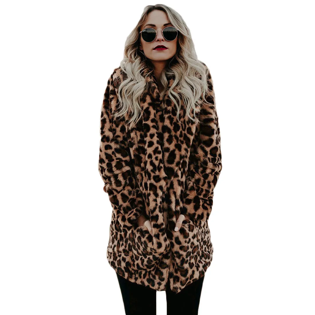 Animal Print Winter Coat