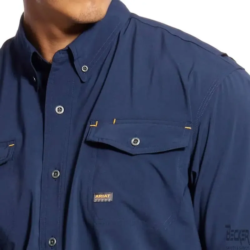 ARIAT - Rebar Made Tough VentTEK DuraStretch Work Shirt, Navy