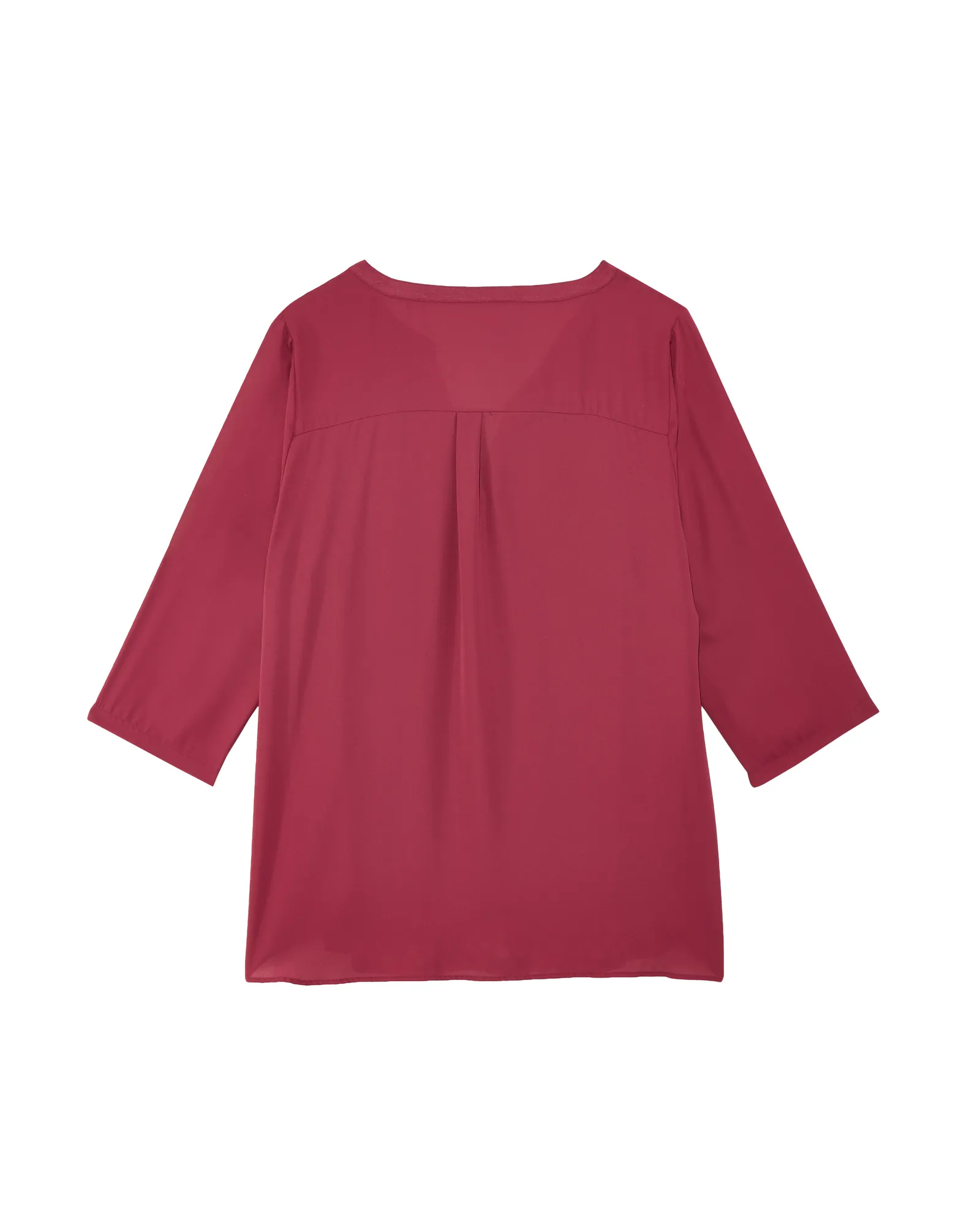 Audrey Detailed Blouse | Burgundy