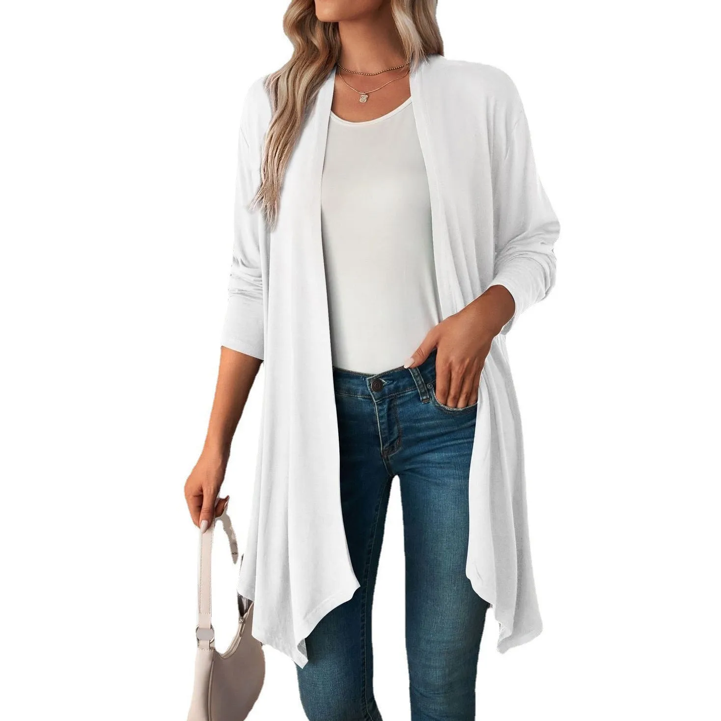 Autumn Long Sleeve Cardigan Coat For Women