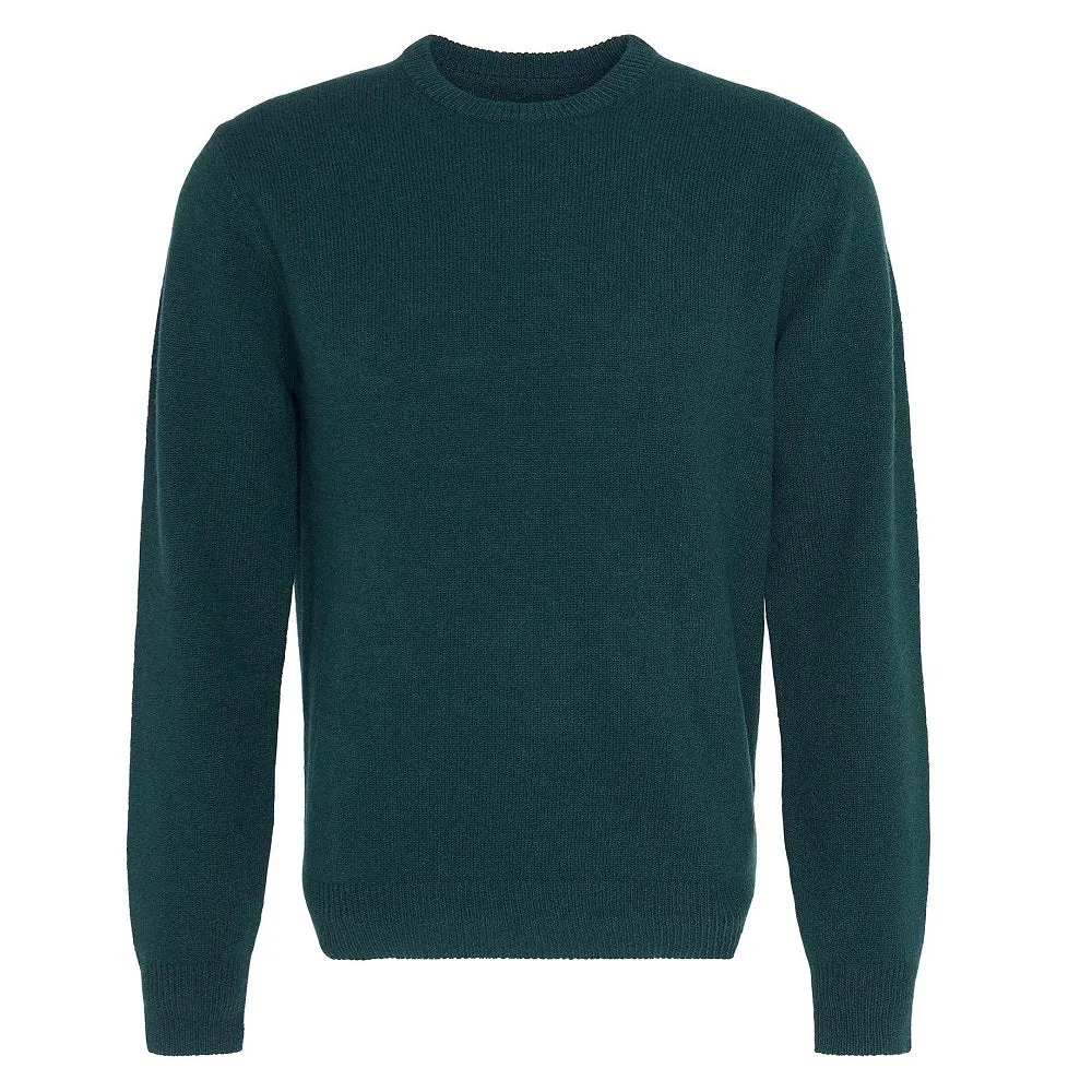 Barbour Essential Patch Crew Neck Evergreen Sweater