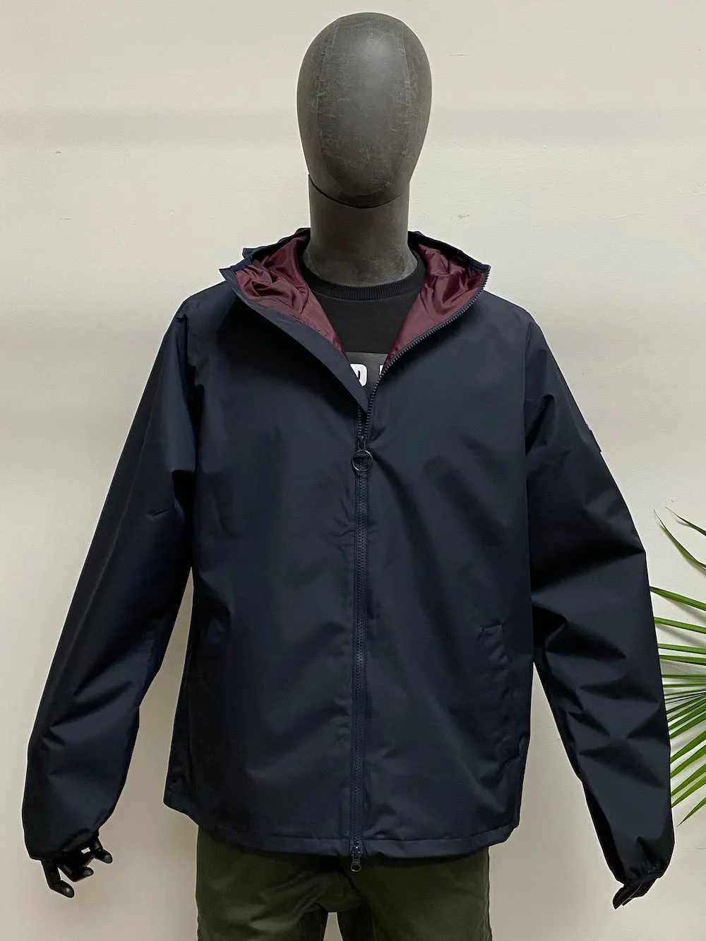 Barbour Pinton Showerproof Jacket - Navy