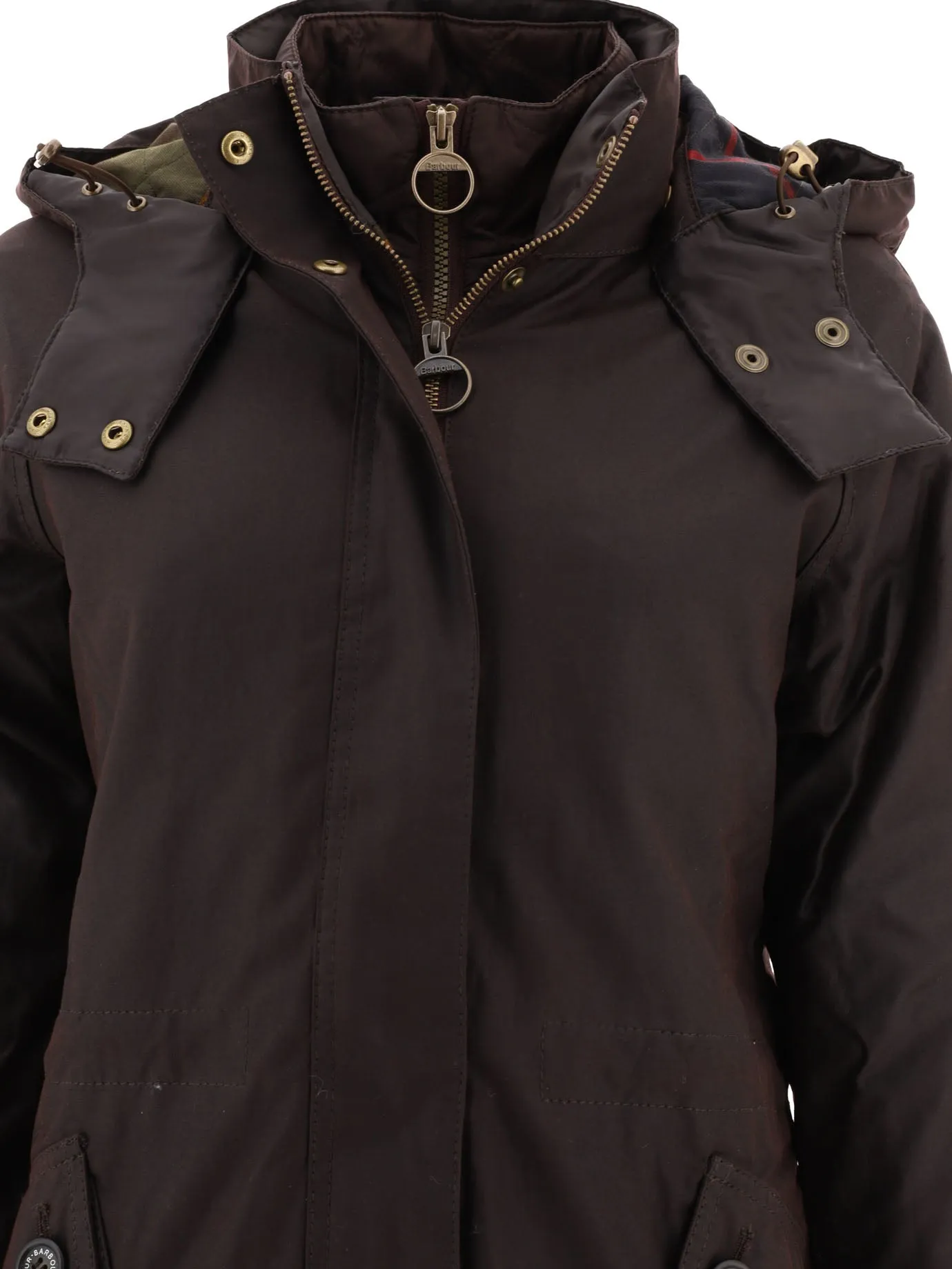 BARBOUR Stylish 23FW Brown Coat for Women