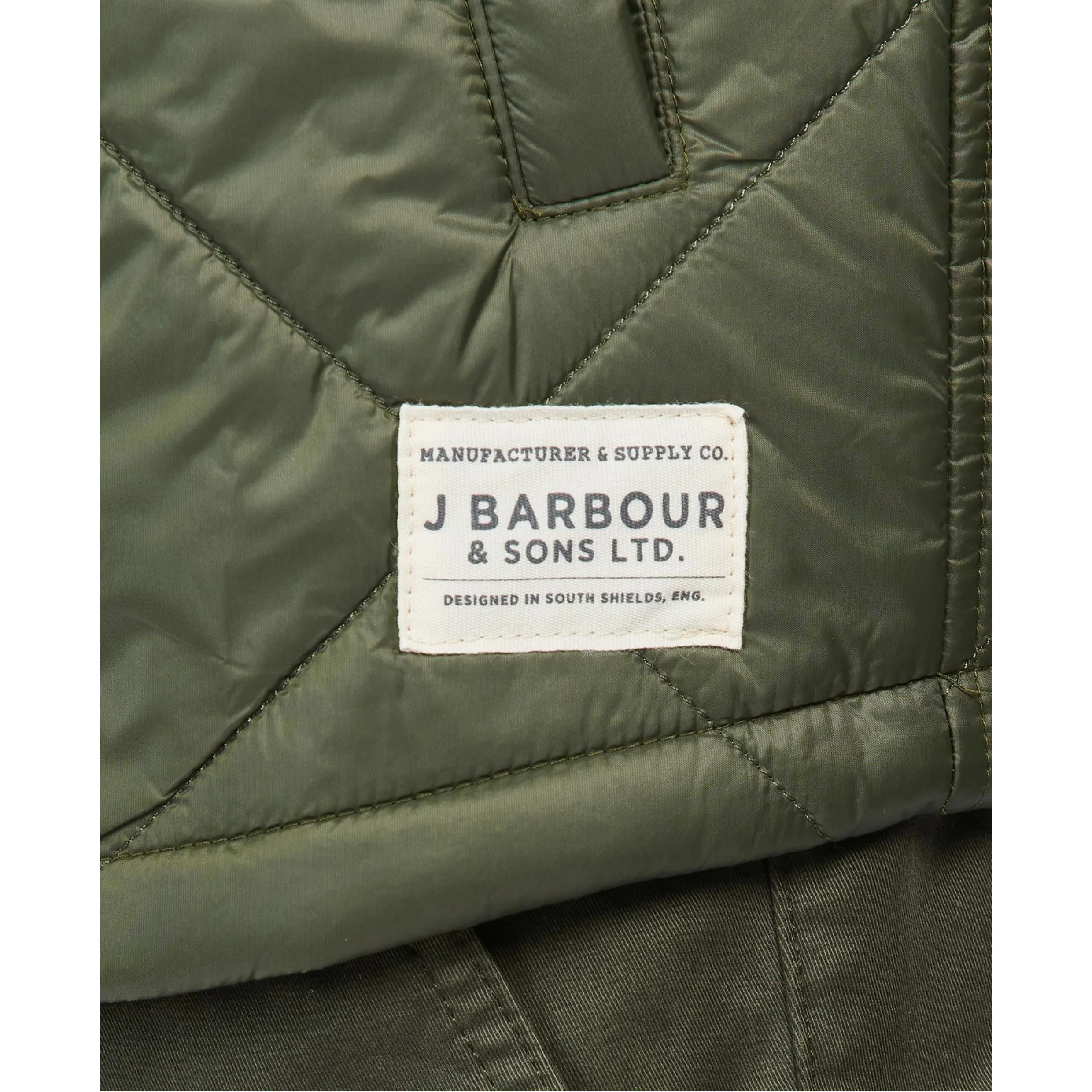 BARBOUR SUMMER SHIRT QUILTED JACKET MQU1398