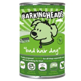 Barking Heads Bad Hair Day Lamb Grain Free Canned Dog Food 400g