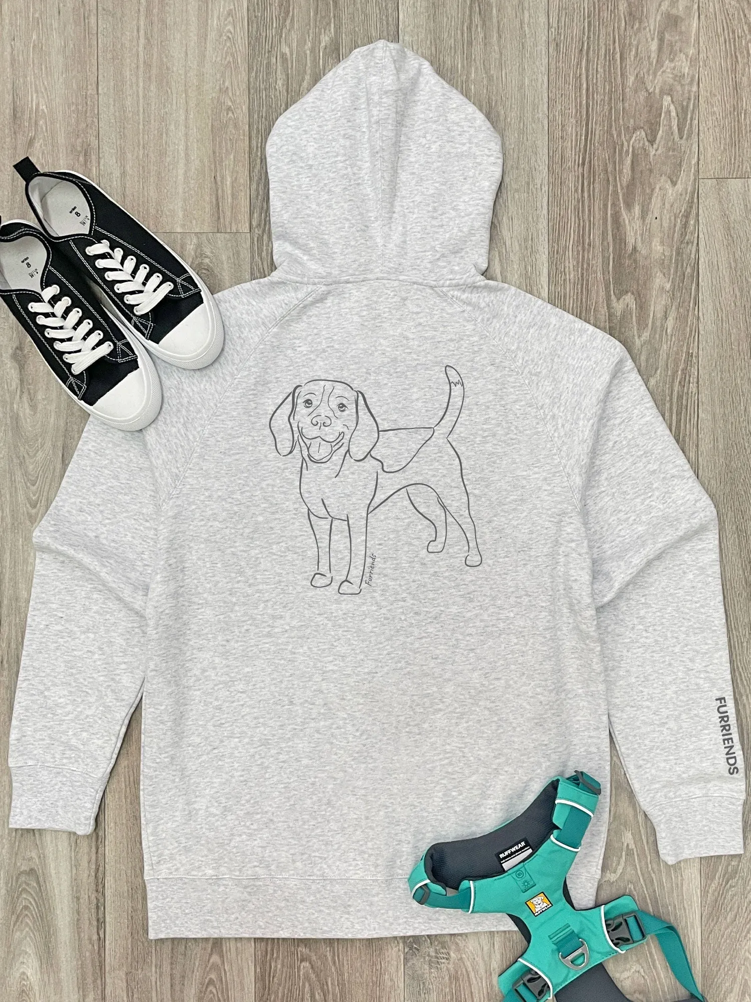 Beagle Zip Front Hoodie