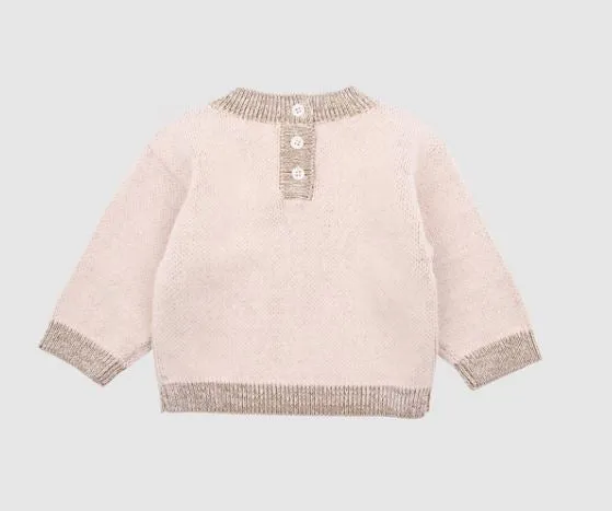 Bebe Olive Knitted Bunny Jumper