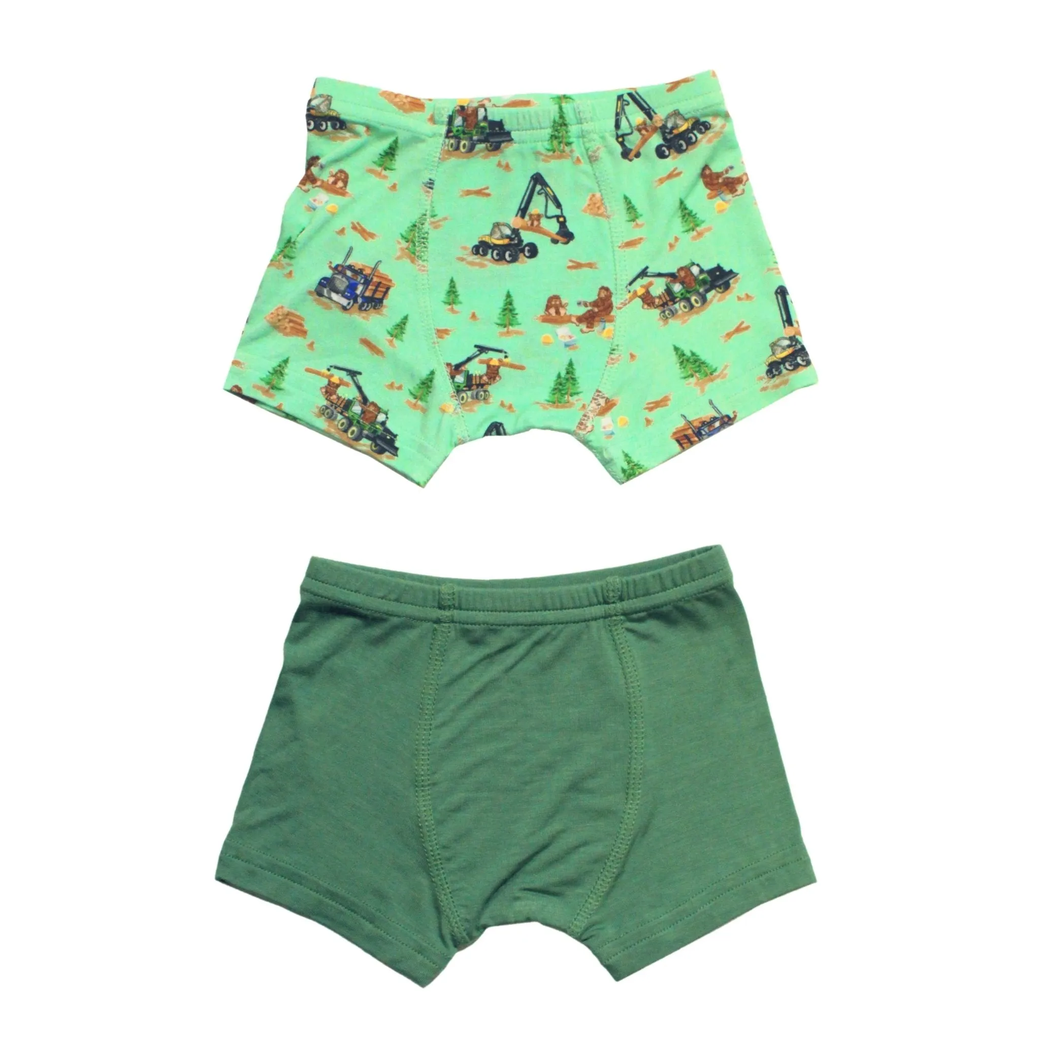 Bigfoot Logging Adventure Boys Boxer Set of 2