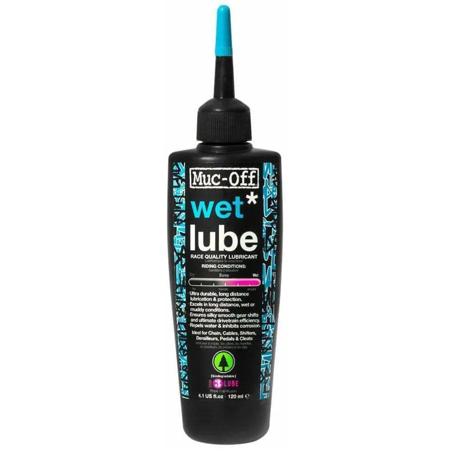 Bio Wet Bike Chain Lube - 120ml, Drip