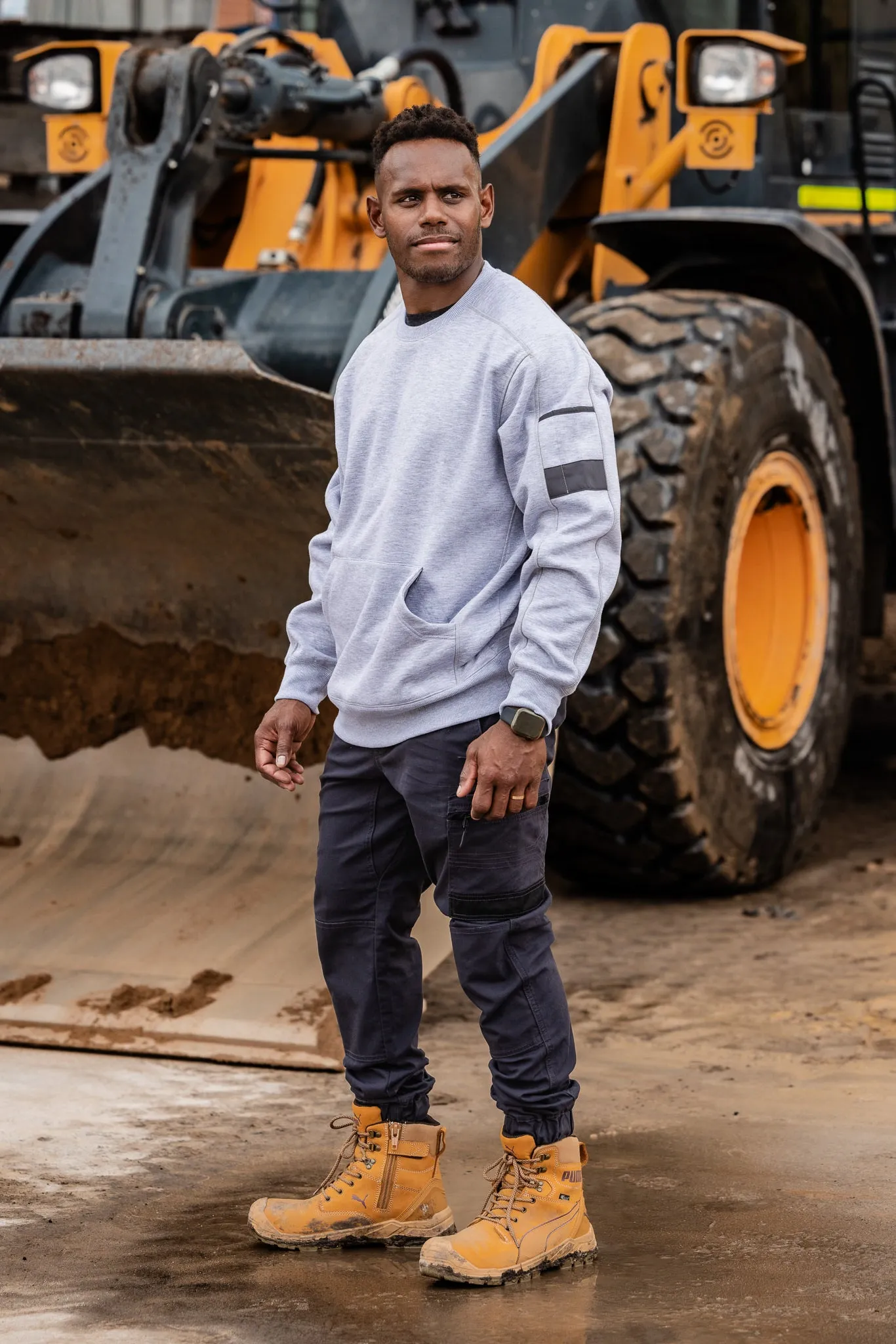 BK6723 Bisley Work Fleece Crew Neck Jumper