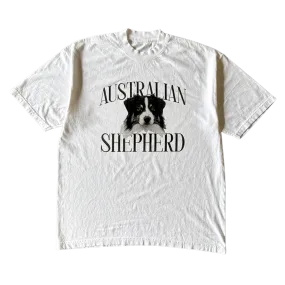 Black and White Australian Shepherd Tee