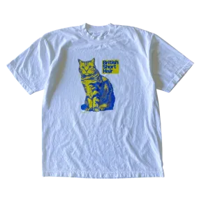 Blue and Yellow British Short Hair Tee