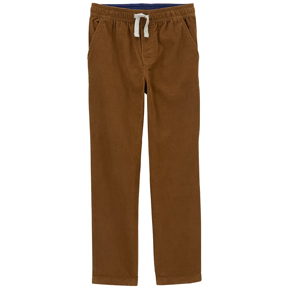 Boys' Khaki Corduroy Pants