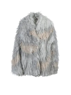 Brunello Cucinelli Oversized Fur Coat