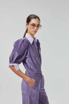 Bubble Corduroy Shirt - Lilac