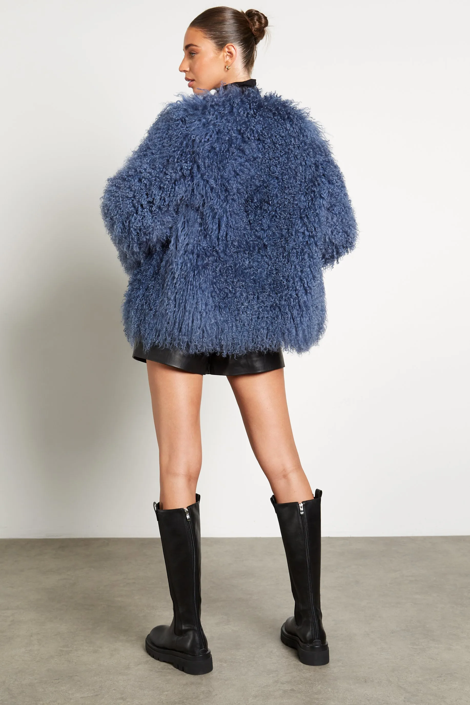 Cali Mongolian Fur Coat