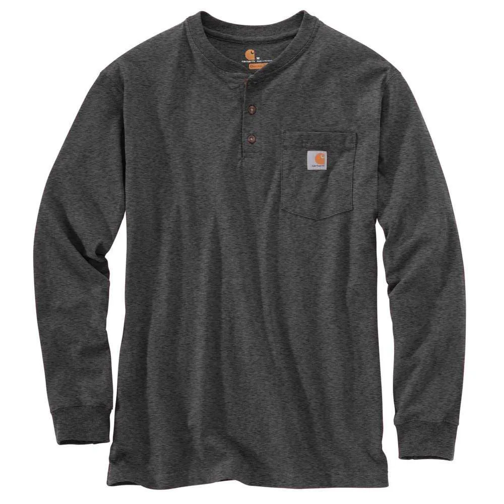 Carhartt - Men's Loose Fit Long Sleeve Henley T-Shirt