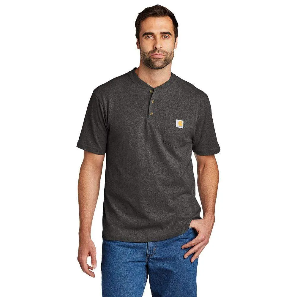 Carhartt - Men's Loose Fit Short Sleeve Henley T-Shirt