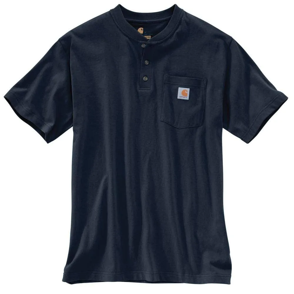 Carhartt - Men's Loose Fit Short Sleeve Henley T-Shirt