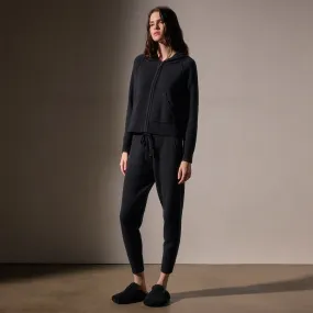 Cashmere Track Pant - Black