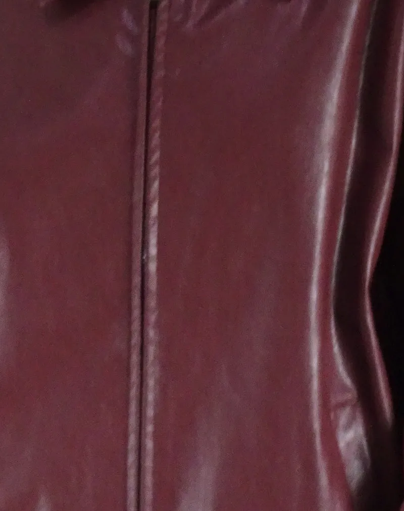 Cavita Jacket in Burgundy