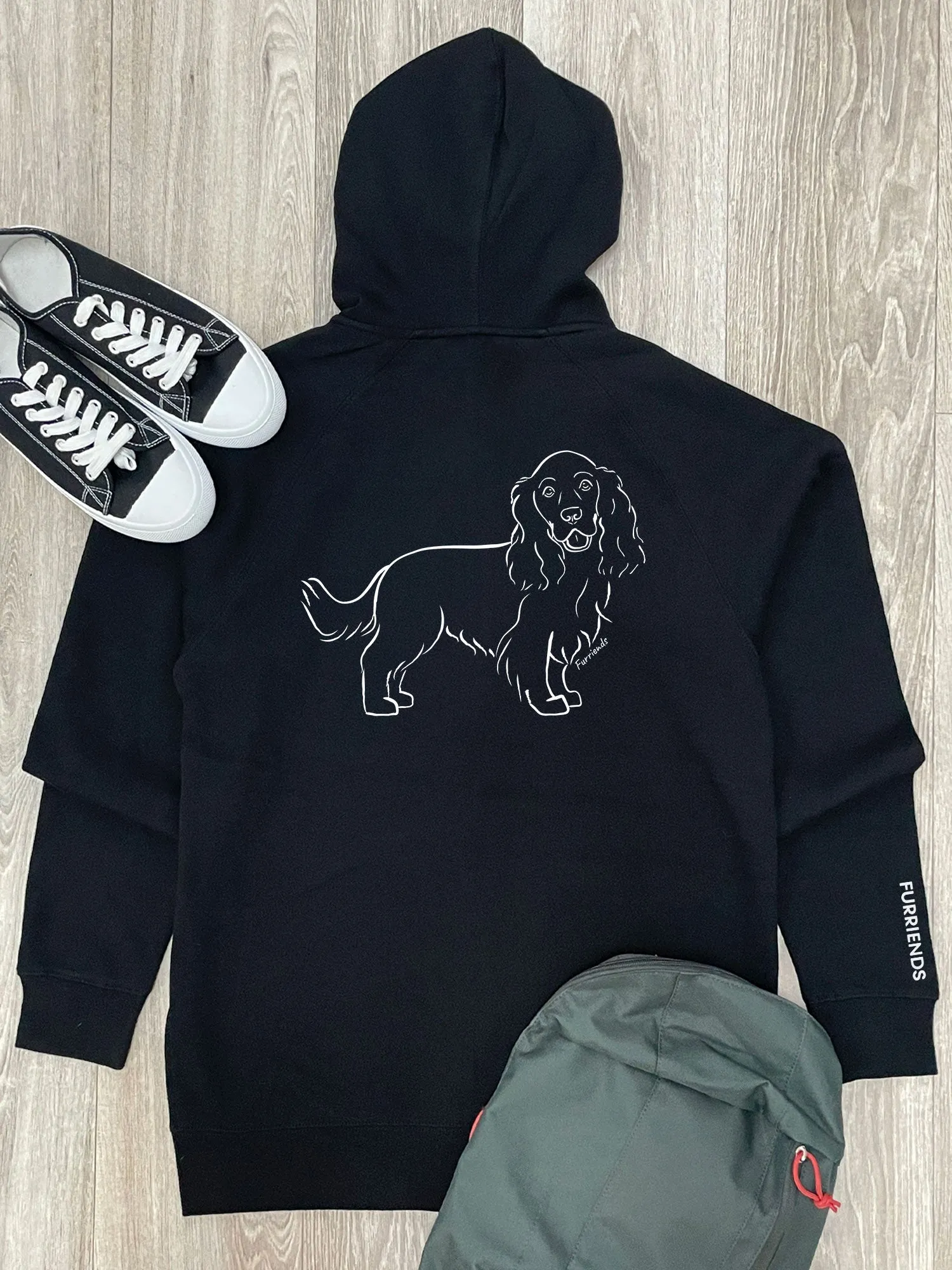 Cocker Spaniel Zip Front Hoodie