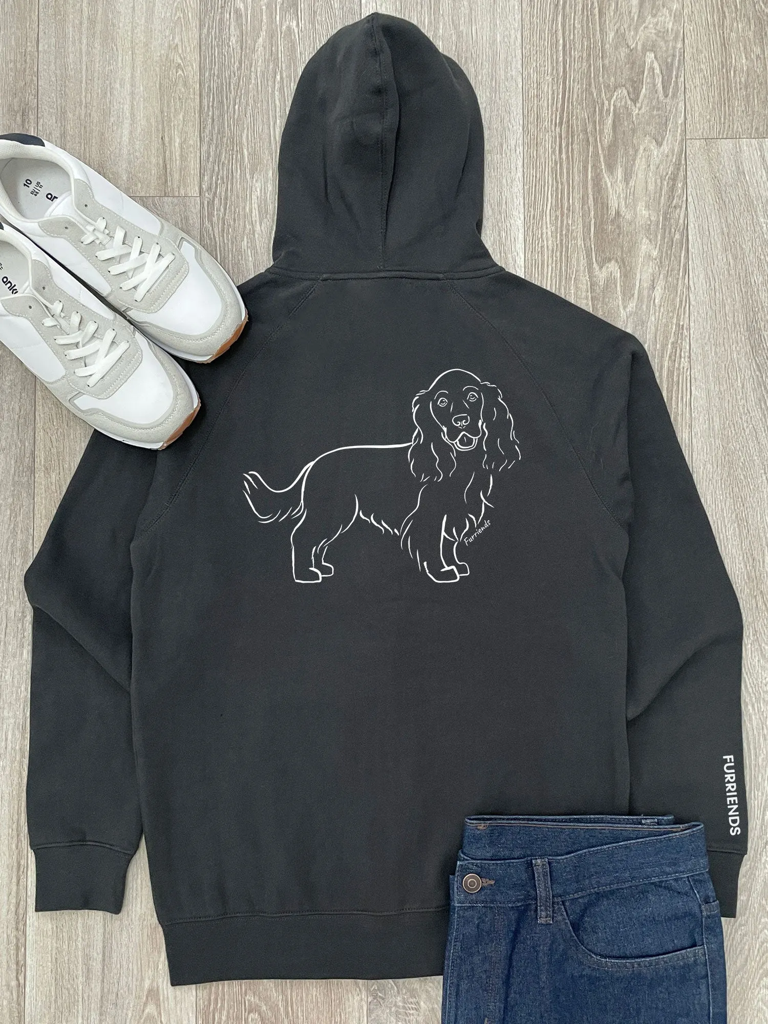 Cocker Spaniel Zip Front Hoodie