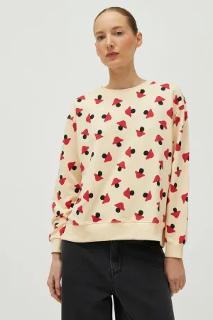 Compañia Fantastica - Cream Mushroom Print Sweater