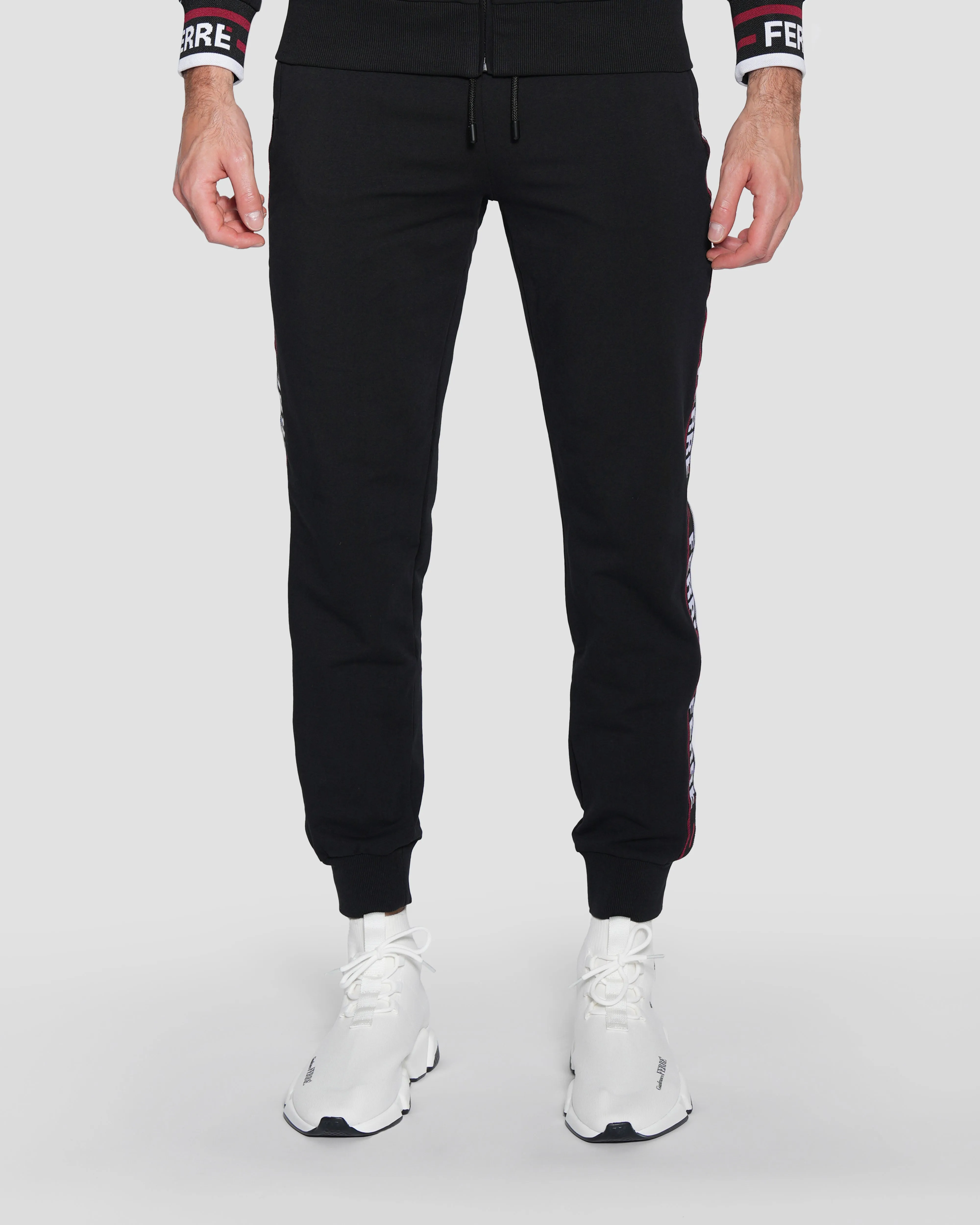 Contrast Logo Taping Track Pants