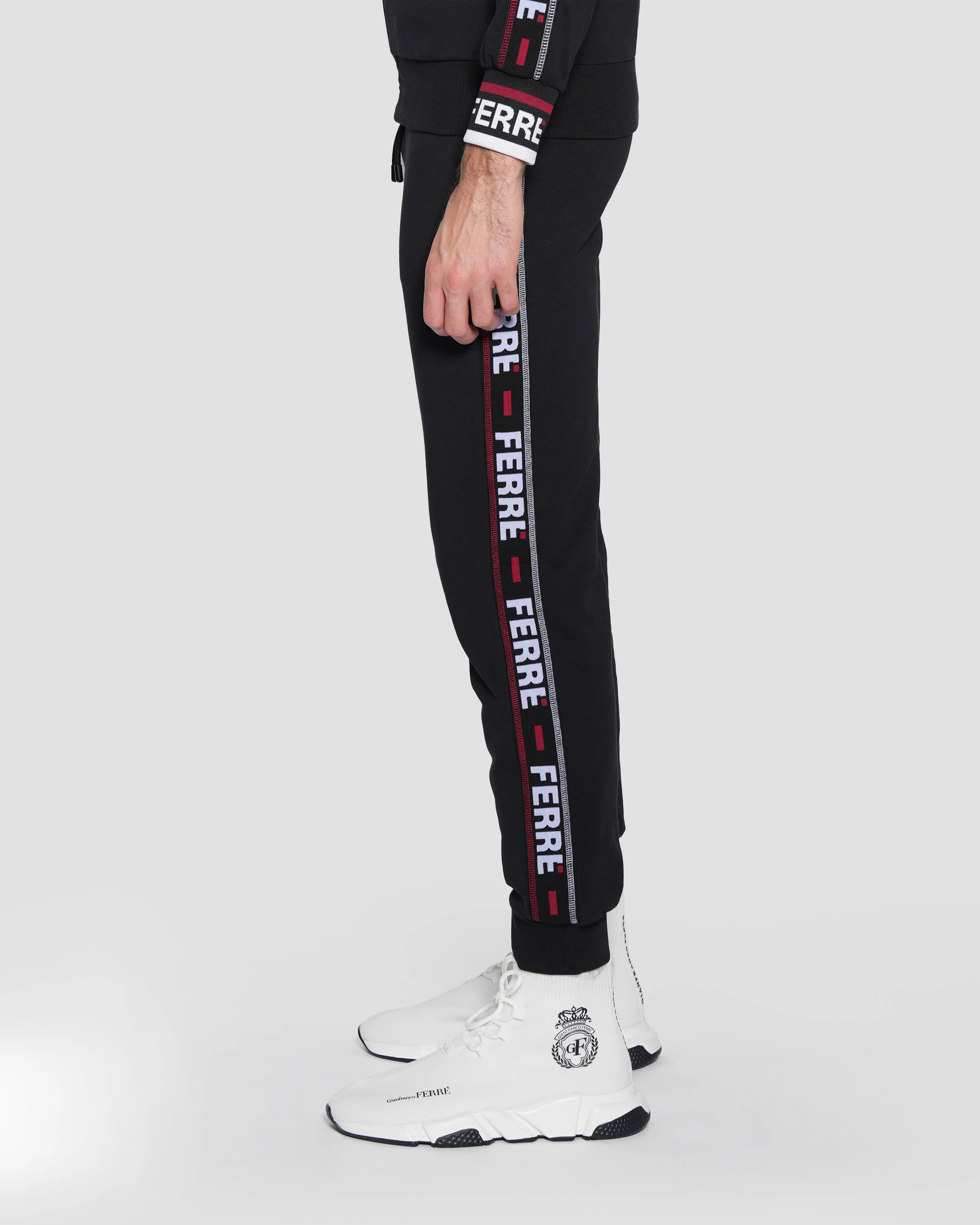 Contrast Logo Taping Track Pants