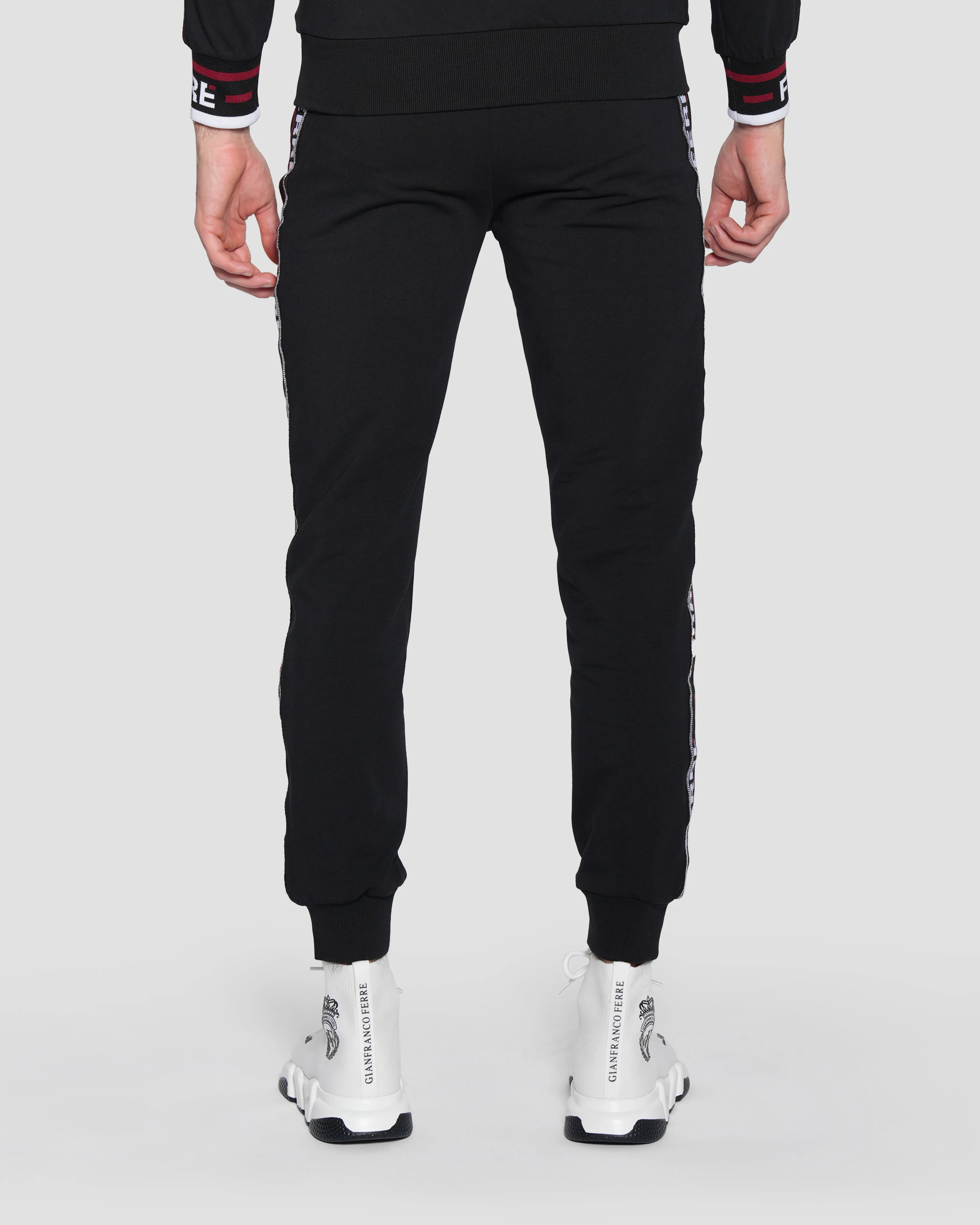 Contrast Logo Taping Track Pants